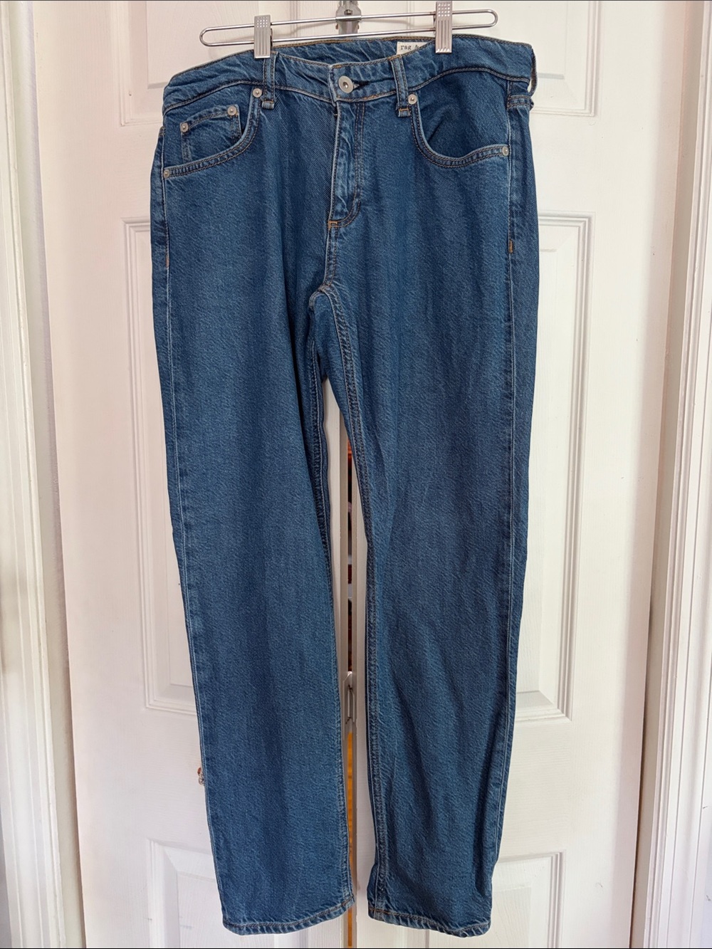 rag & bone Vintage-Inspired Boyfriend Jeans in Medium Blue